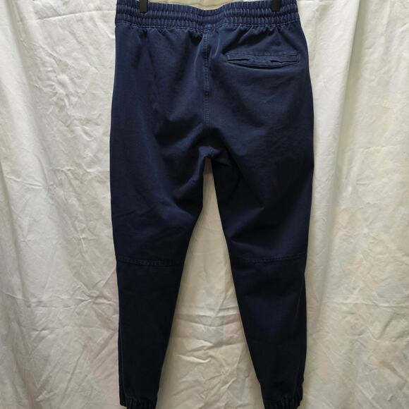 Abercrombie & Fitch navy blue A&F 4-way Stretch Crossover Jogger large - Picture 7 of 9